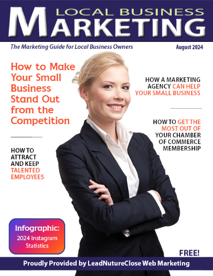 Blonde woman smiling in Local Business Marketing Magazine, showcasing marketing strategies for home service professionals.