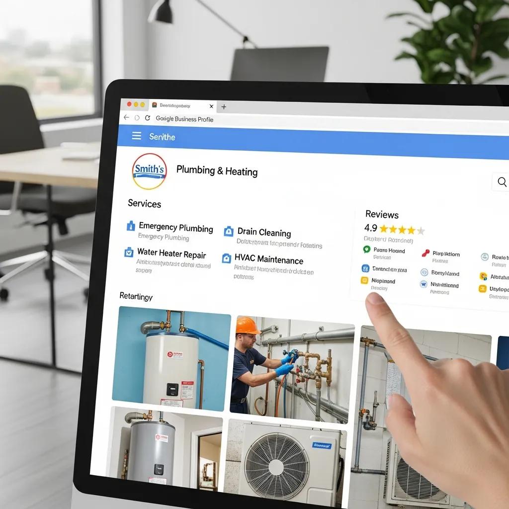 Example of a well-maintained Google Business Profile highlighting services, photos, and customer interactions