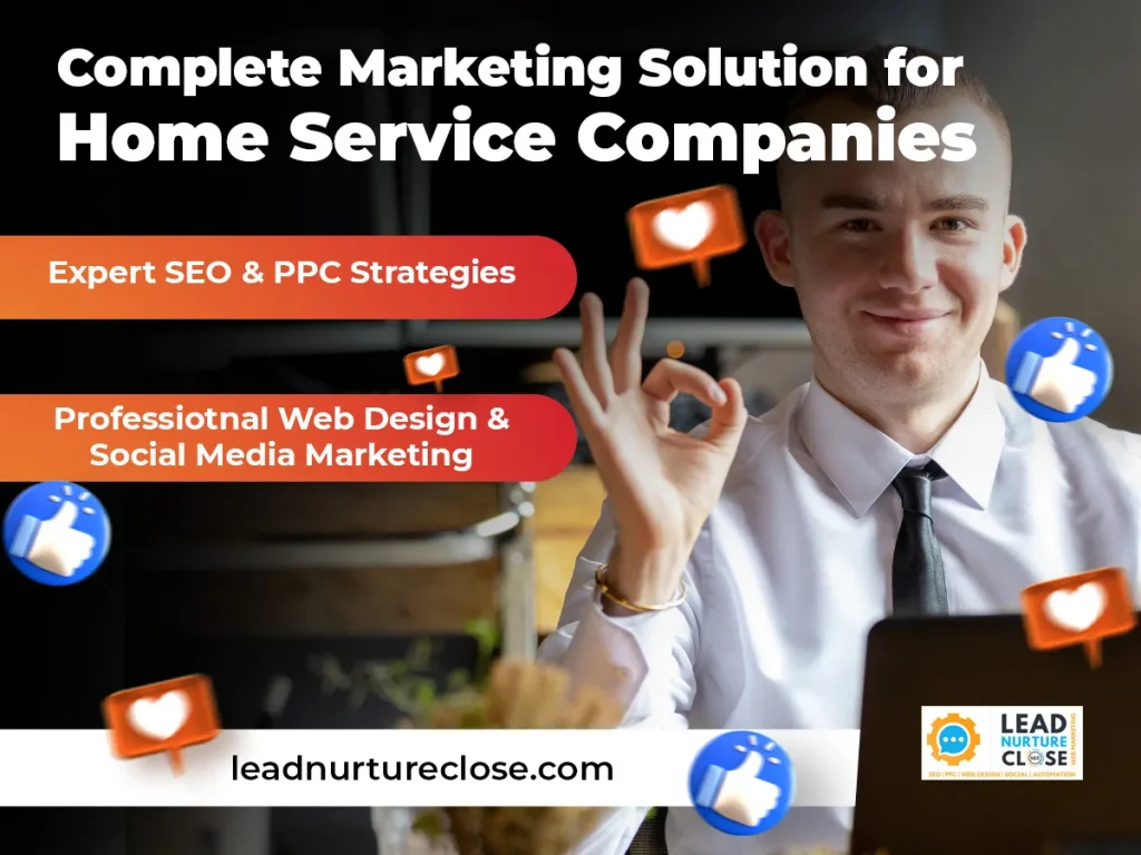 Home service business owner engaging with followers on social media, showcasing modern marketing techniques