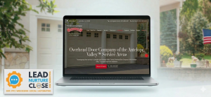 leadnurtureclose website launch of Overhead Door Company of the Antelope Valley