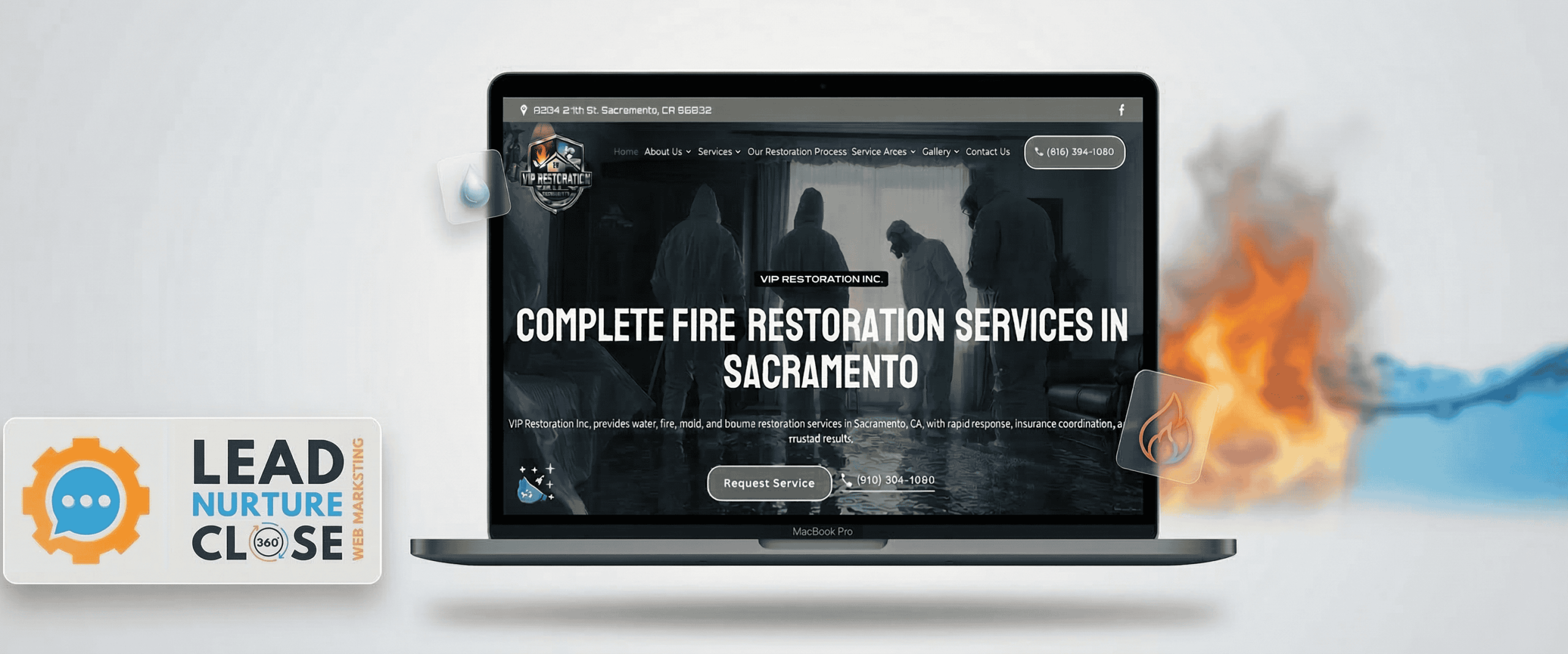 vip restoration website launch